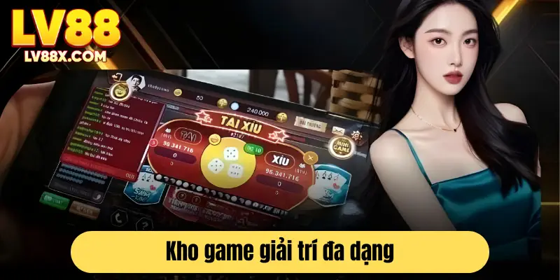 Sảnh casino live LV88 nổi bật với đa dạng nhiều tựa game siêu hot