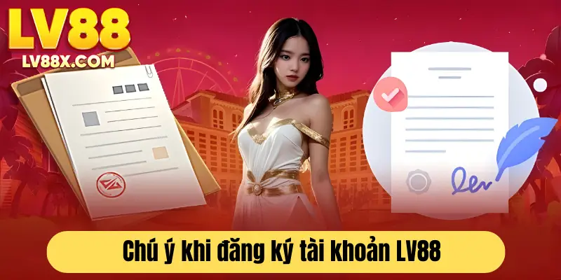Một vài lưu ý khi đăng ký tài khoản LV88 người chơi cần biết 